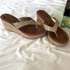 Sam Edelman Romy Classic Nude Patent Leather Sandal